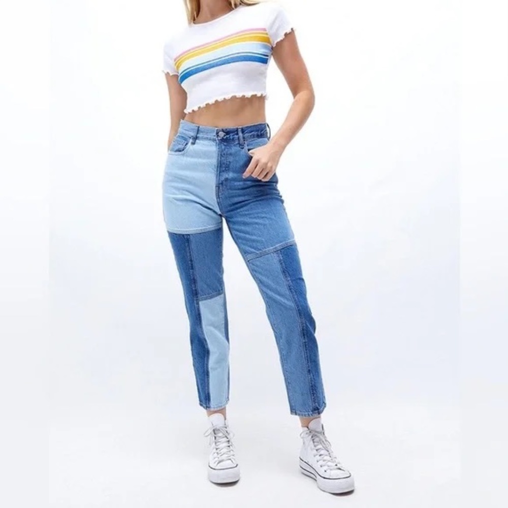 PacSun patchwork jeans 26
